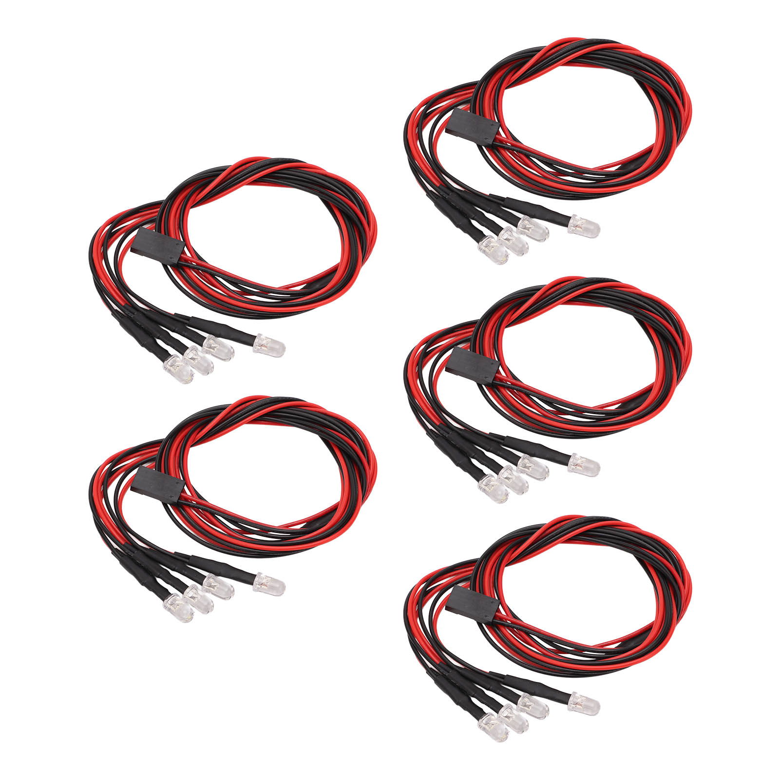 Led Light Kit Rc - 5 Sets 4 LED RC Car