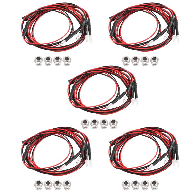 Led Light Kit Rc - 4 Leds 3Mm RC LED Light