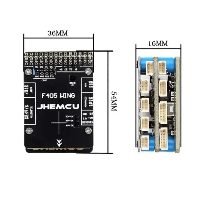 JHEMCU F405 Wing Flight Contro - đánh giá và giá Gyroscope Rc Module