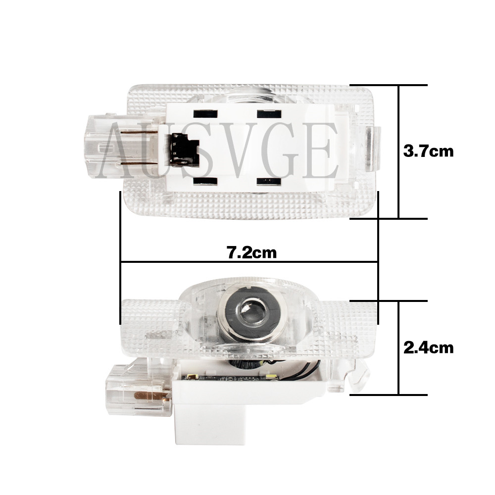 LED Car Door Welcome Ghost Sha - đánh giá và giá Led Light Kit Rc