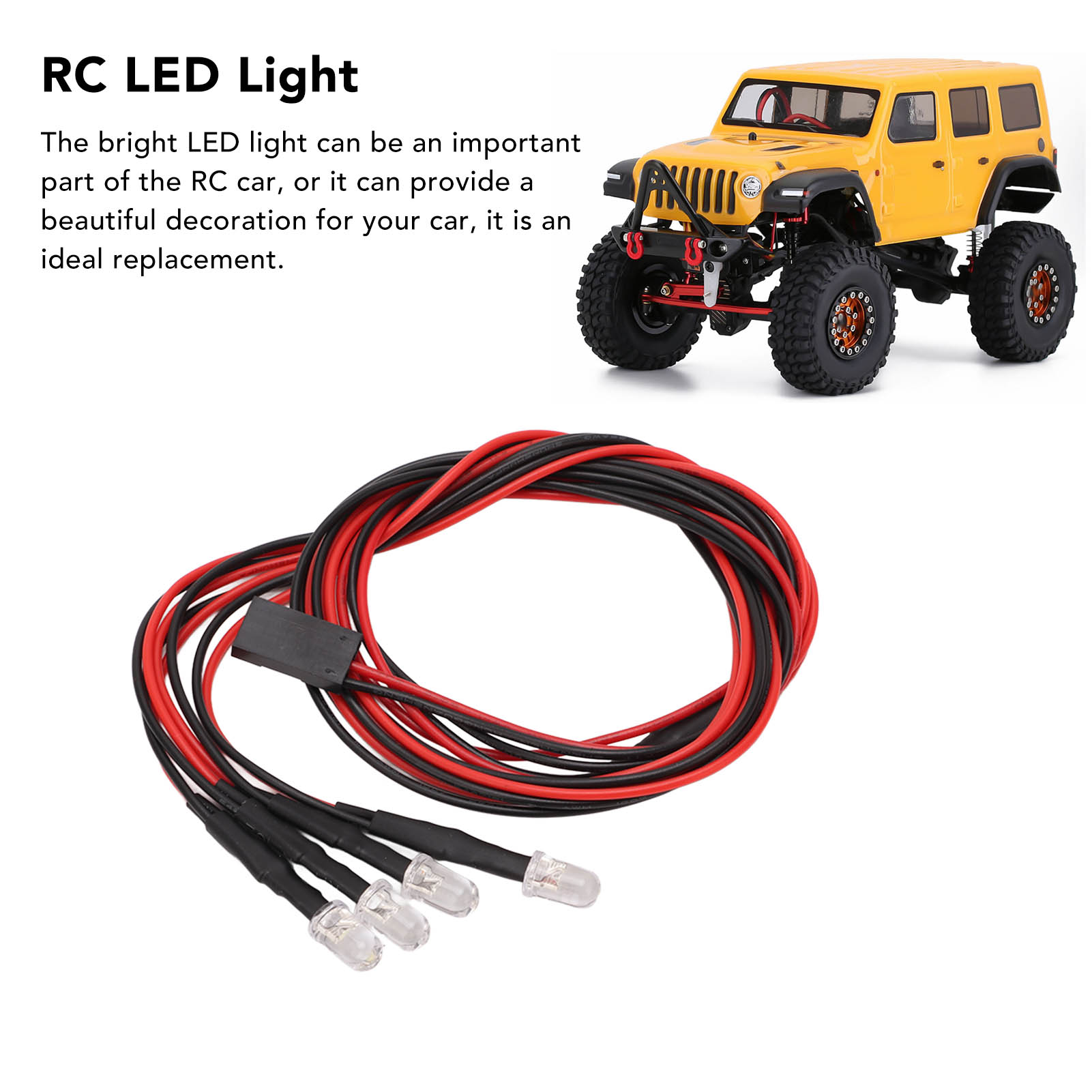 5 Sets 4 LED RC Car Light High - đánh giá và giá Led Light Kit Rc