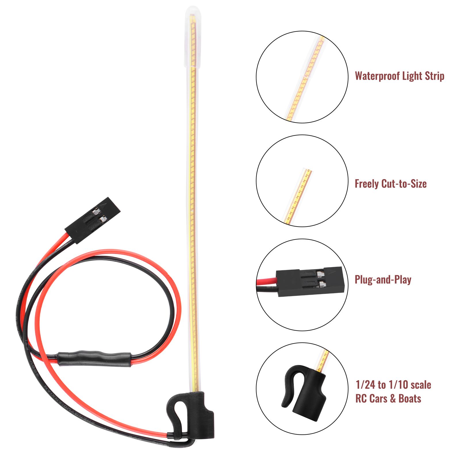 ModRax 2PCS LED RC Antenna Lig - đánh giá và giá Led Light Kit Rc