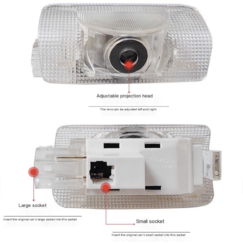 2Pcs LED Projector Lamp Car Do - đánh giá và giá Led Light Kit Rc